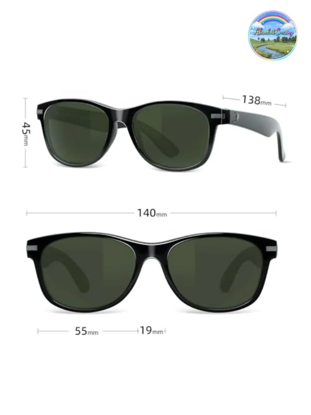 Men's Polarized Sunglasses with Glass Lenses UV Protection Driving Eyewear